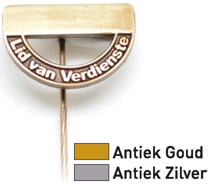 Lid van Verdienste Jubileumspeldje Artnr. 60